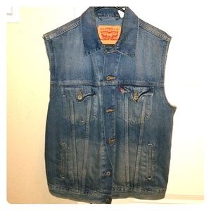 Levi's Blue Jean Vest